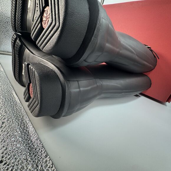 Hunter Original Tour Tall Boot, Black Winter, Rain Boot, Women’s Size 8 New - Picture 13 of 16
